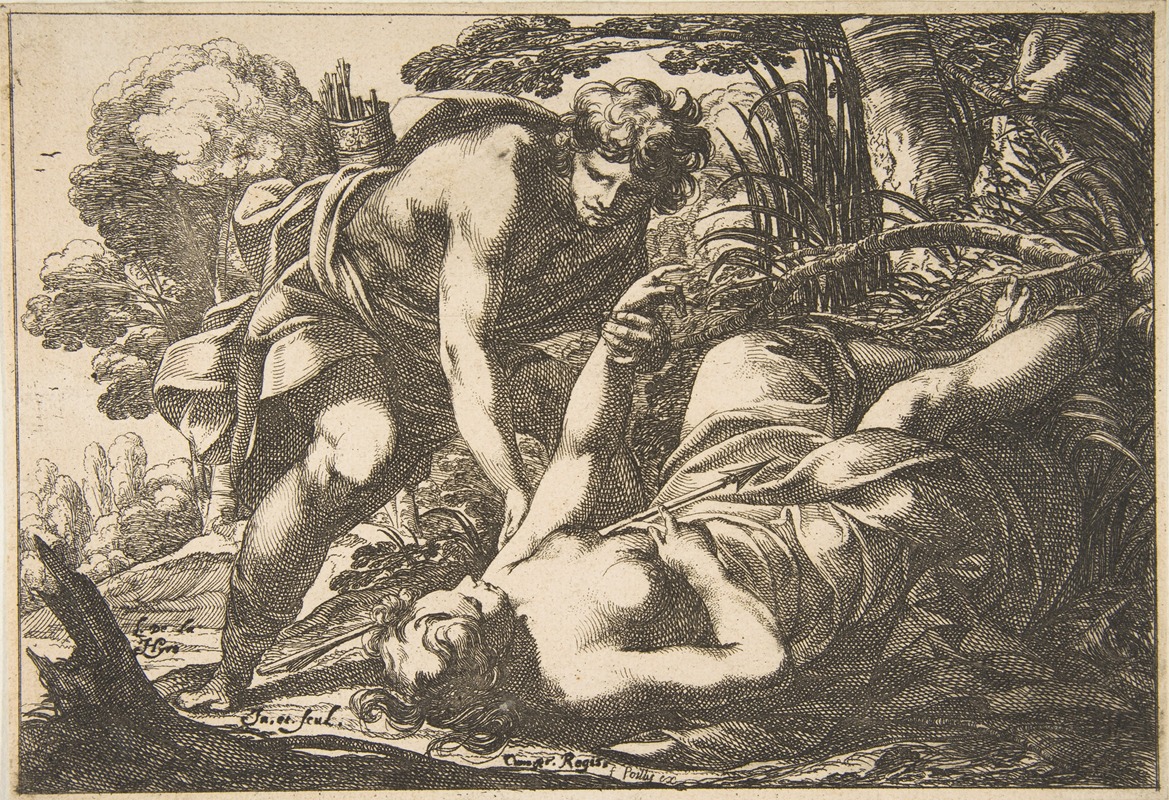 Apollo and Clytie by Франсуа де Пойи, 1645-1680 — digital art print download