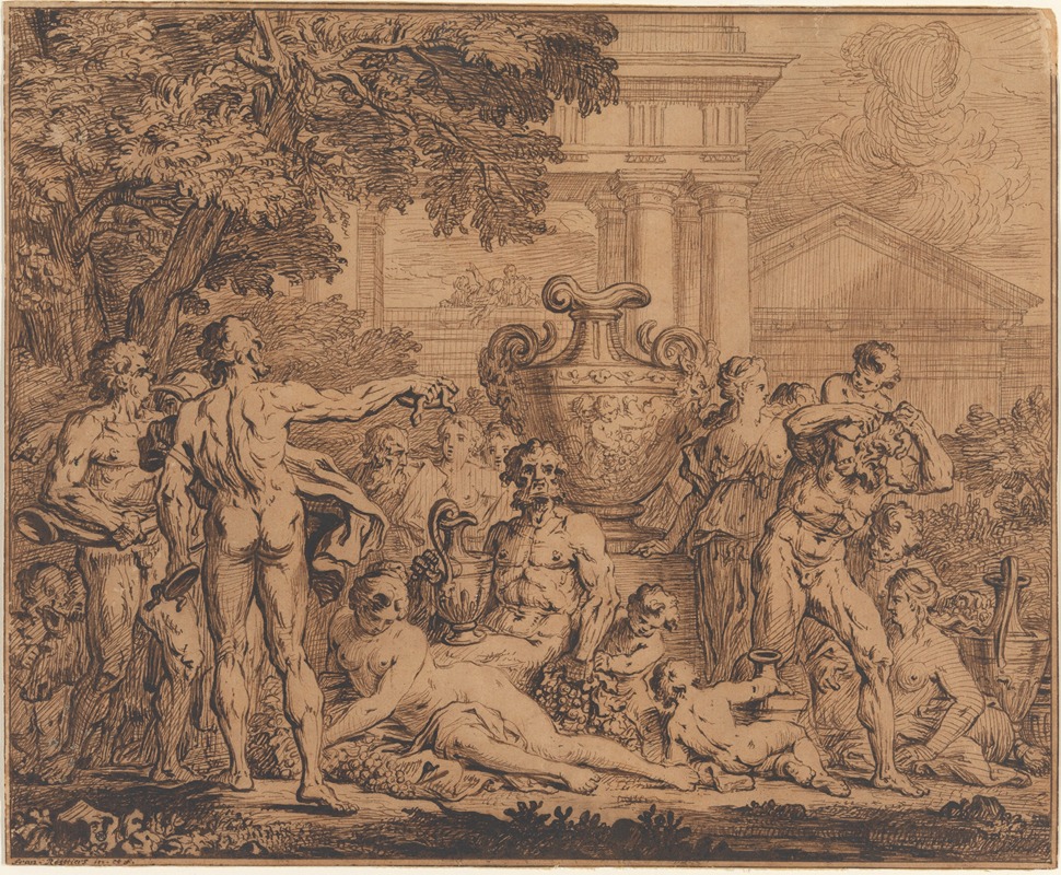 Bacchanal by François Roëttiers — digital art print download