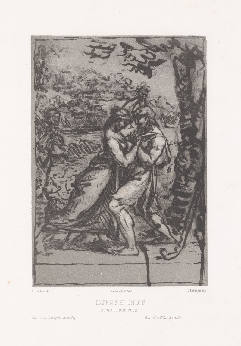 Daphnis and Chloe by Жорж Беланже — digital art print download