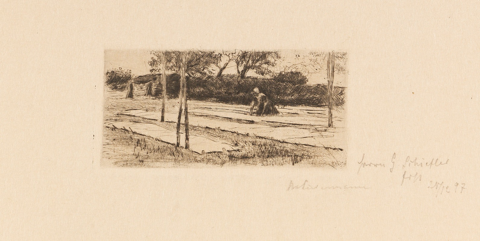 Die Bleiche by Макс Либерман, 1896 — digital art print download