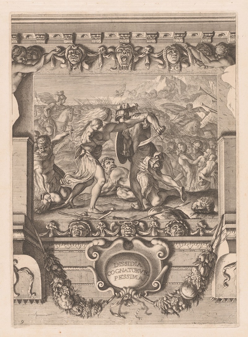 Reconciliation between the Romans and the Sabines — Жан Буланже