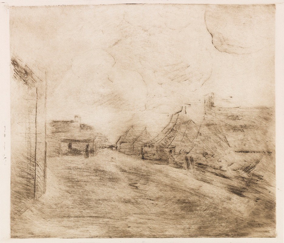 Straße in Zandvoort by Макс Либерман, 1890 — digital art print download