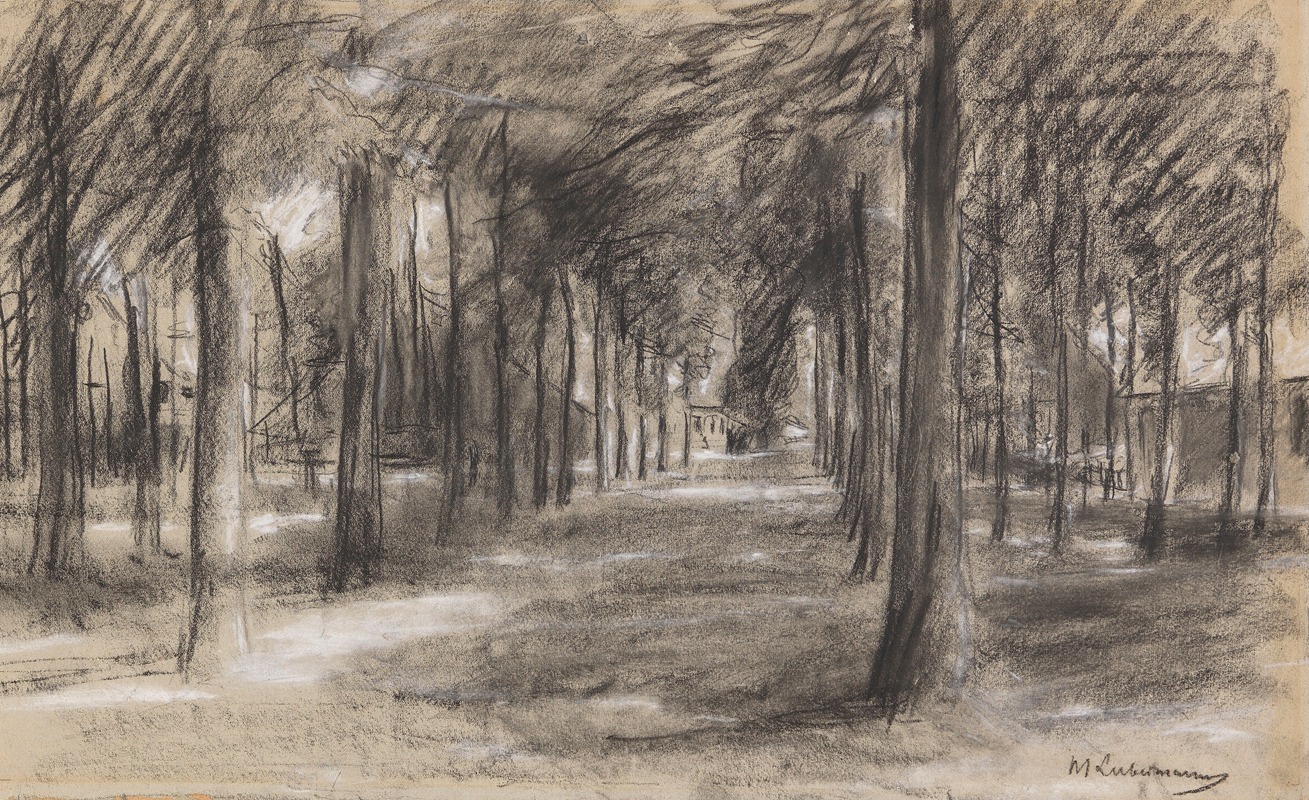 Brink (Dorfanger) in Laren — Max Liebermann