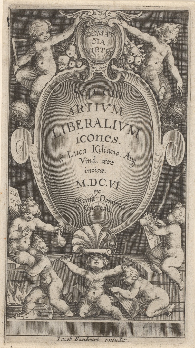 Septem Artium Liberalium icones – Titlepage — Lucas Kilian