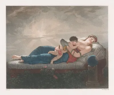 La Volupté l'endort by Michel Dissard, 1817-1837 — digital art print download