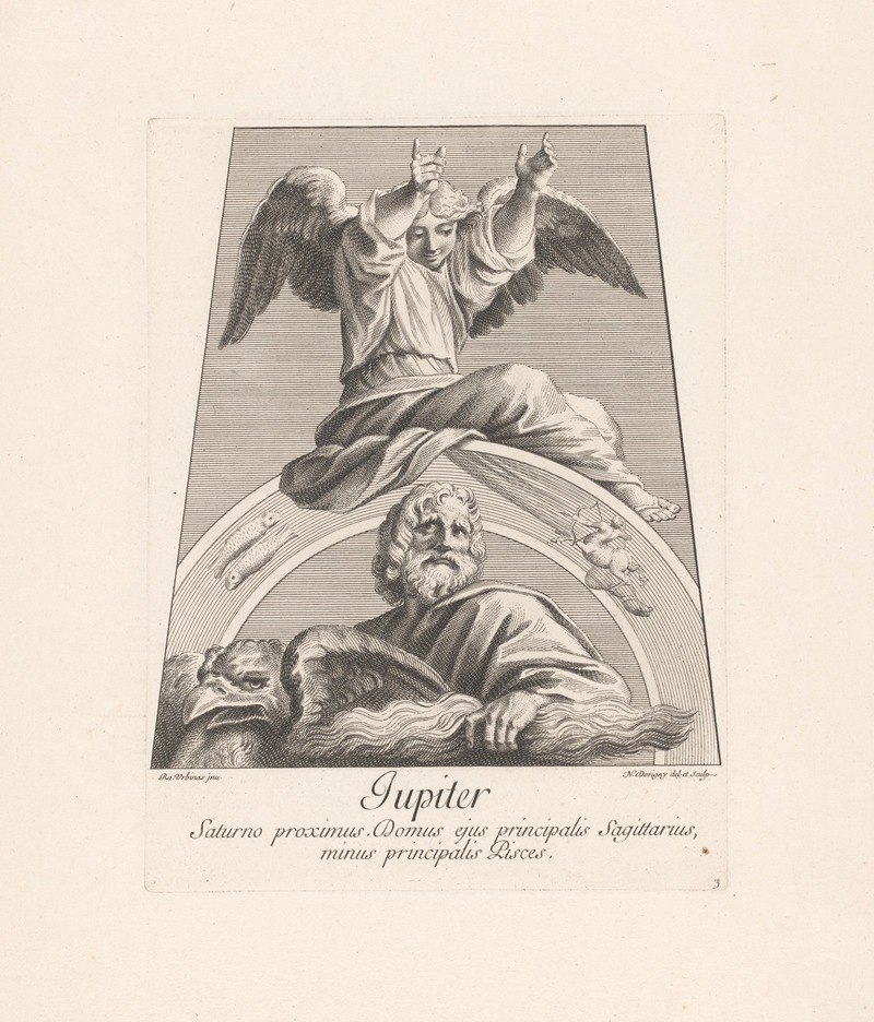 Jupiter by Николас Дорини, 1695 — digital art print download