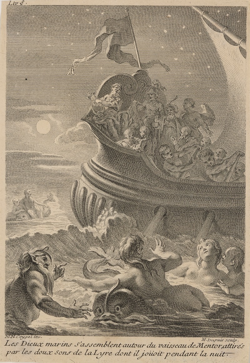 Mentor and the sea gods — Nicolas Gabriel Dupuis