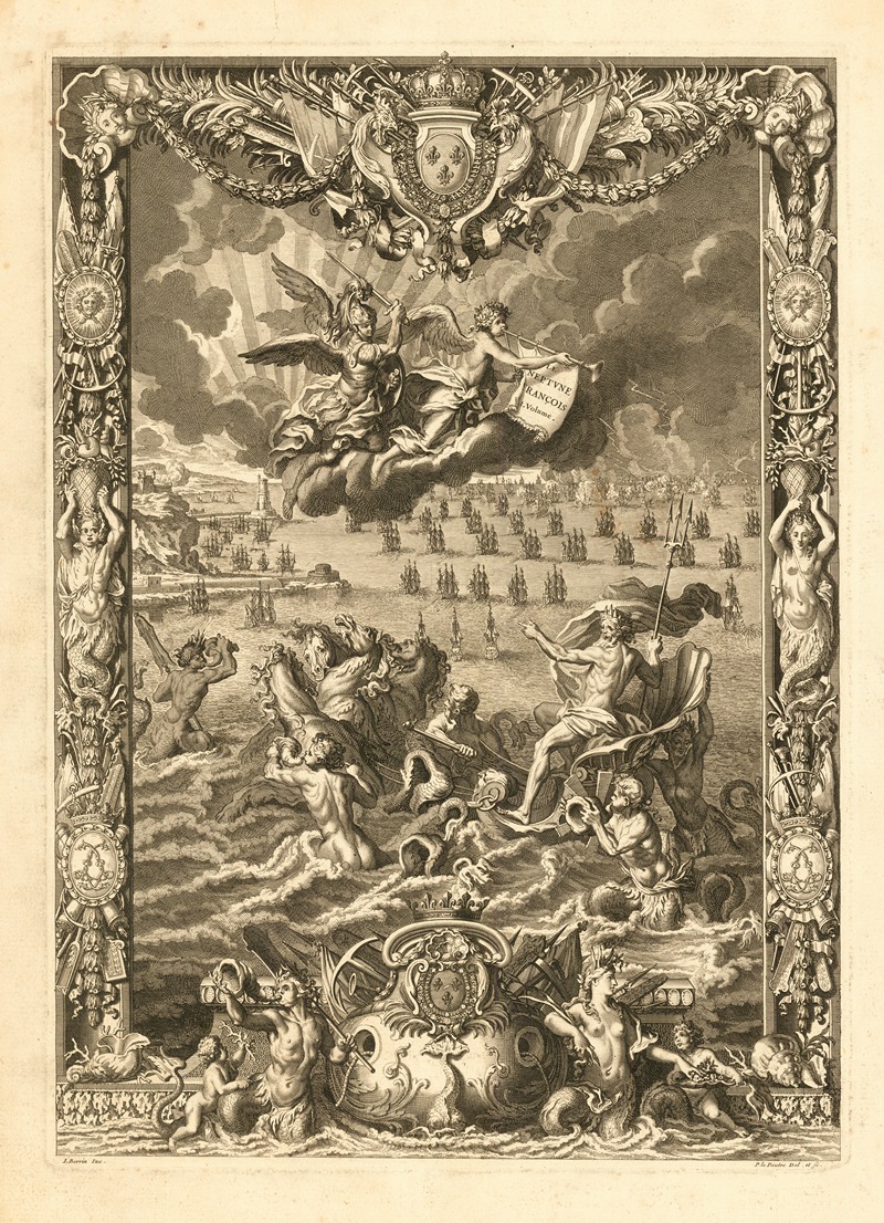 Le Neptune Francois by Ромейн Де Хохе, 1694 — digital art print download