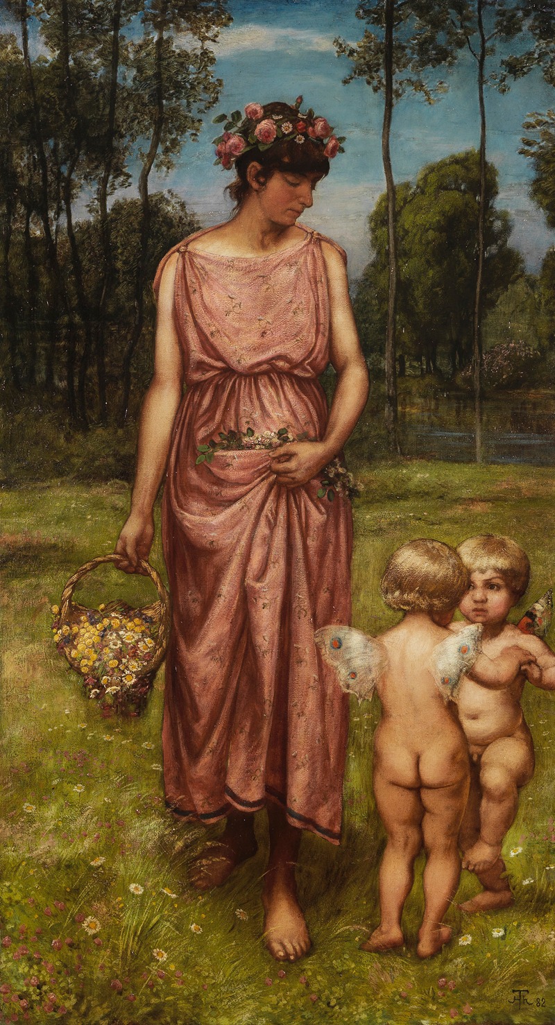 Flora by Ханс Тома, 1882 — digital art print download