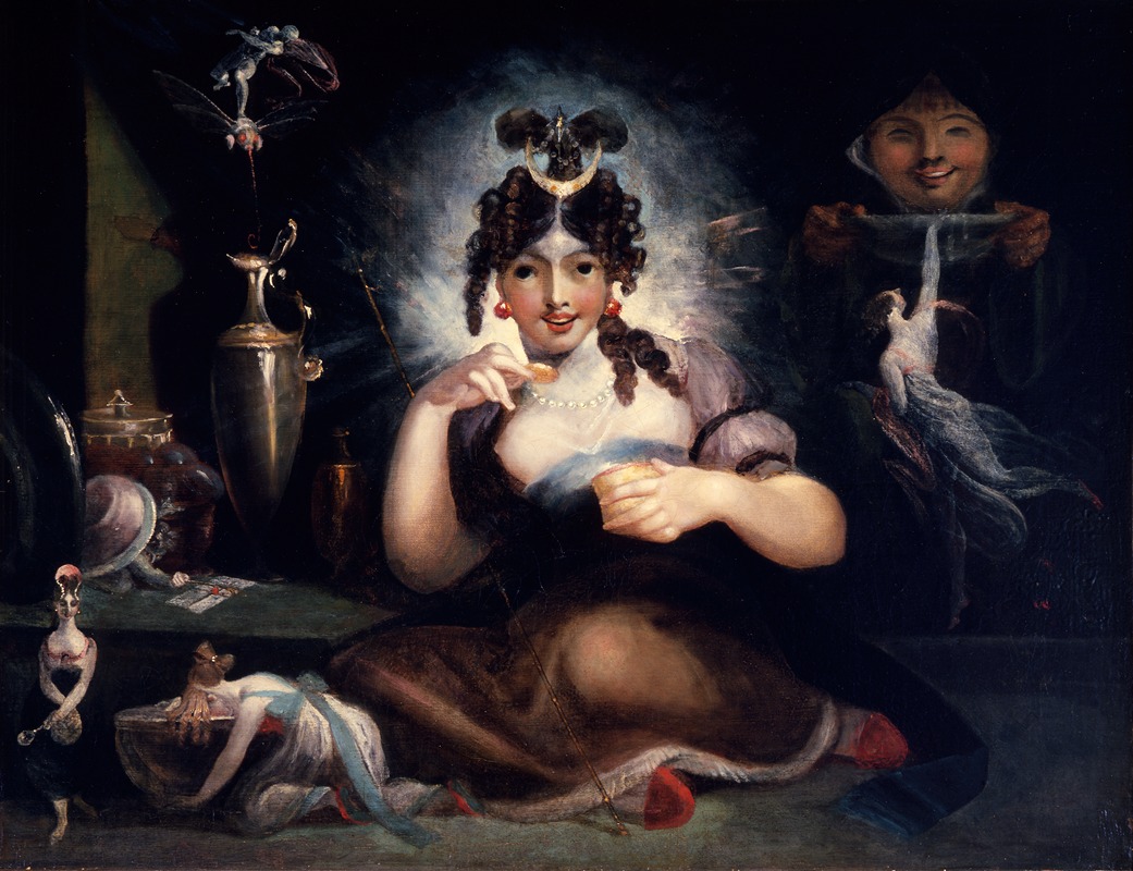 Faery Mab by Генри Фюссли, 1815-1820 — digital art print download