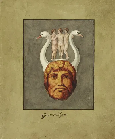 Genius Lyra – Die Leier des Genius by Johann Heinrich Wilhelm Tischbein — digital art print download