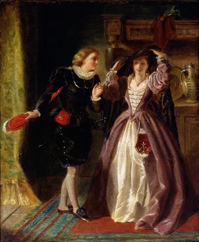 Olivia unveiling by William Powell Frith, 1874 — digital art print download