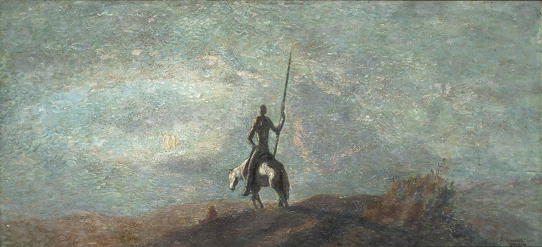 Don Quixote by Felicjan Szczęsny Kowarski, 1944 — digital art print download