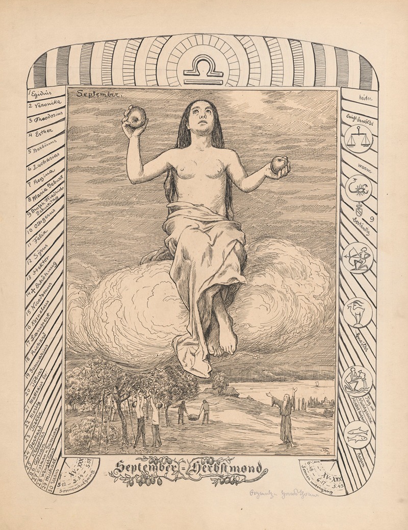 Allegory of September — Ханс Тома