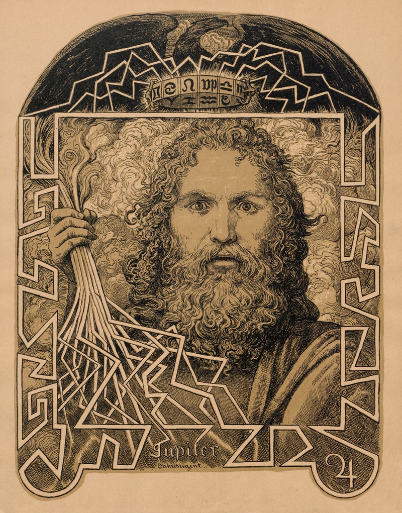 Jupiter Jahrersregent by Ханс Тома, 1902 — digital art print download