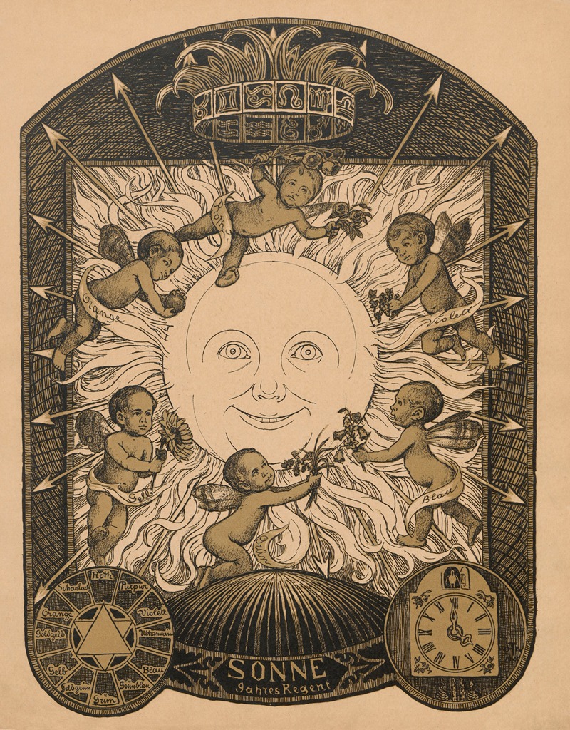 Sonne Jahrers Regent by Ханс Тома, 1901 — digital art print download