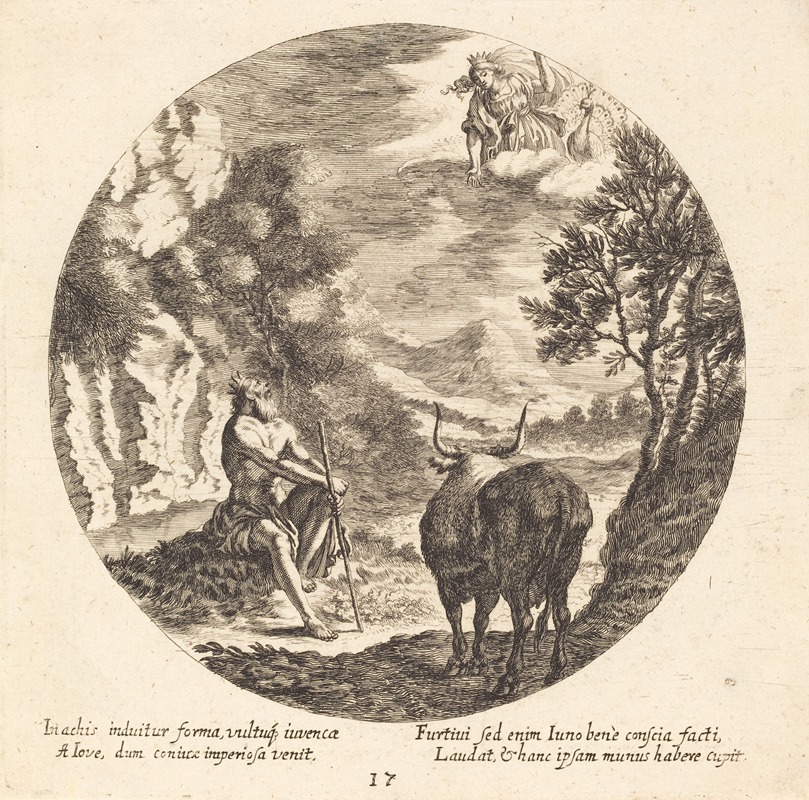 Jupiter Changing Io to a Cow by Георг Андреас Вольфганг Старший, 1665 — digital art print download