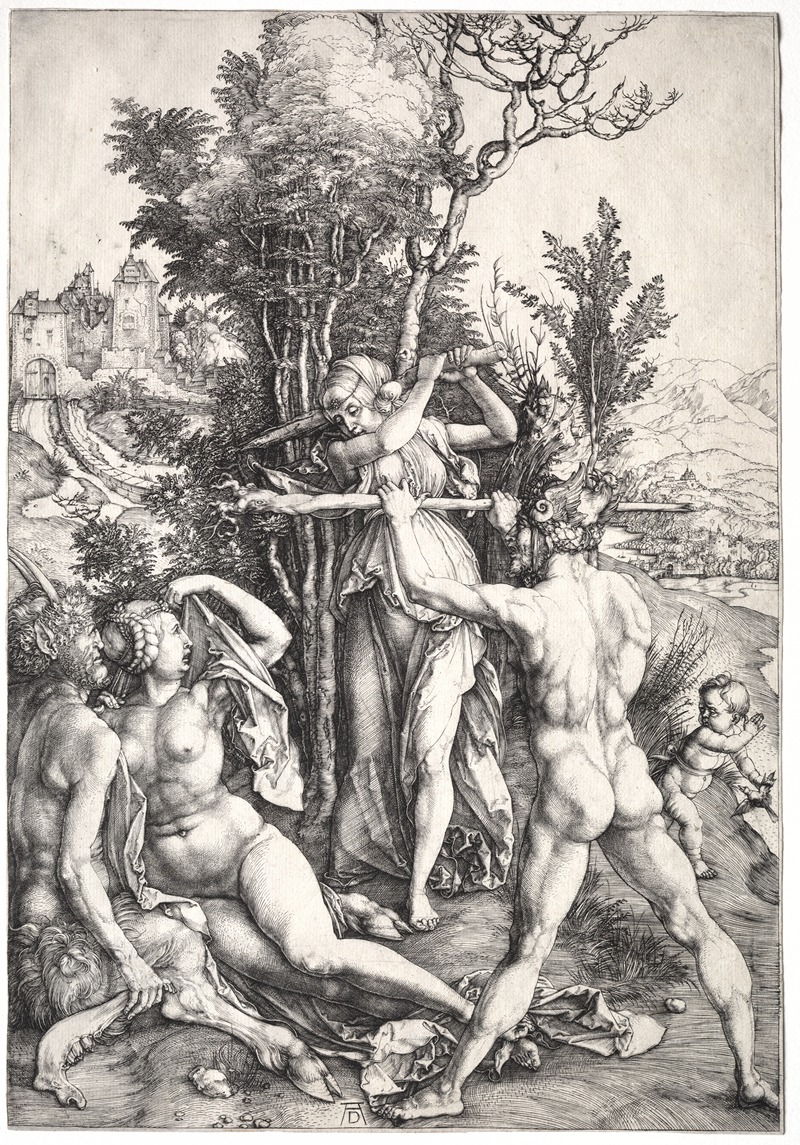 Hercules at the Crossroad by Альбрехт Дюрер, c. 1498 — digital art print download