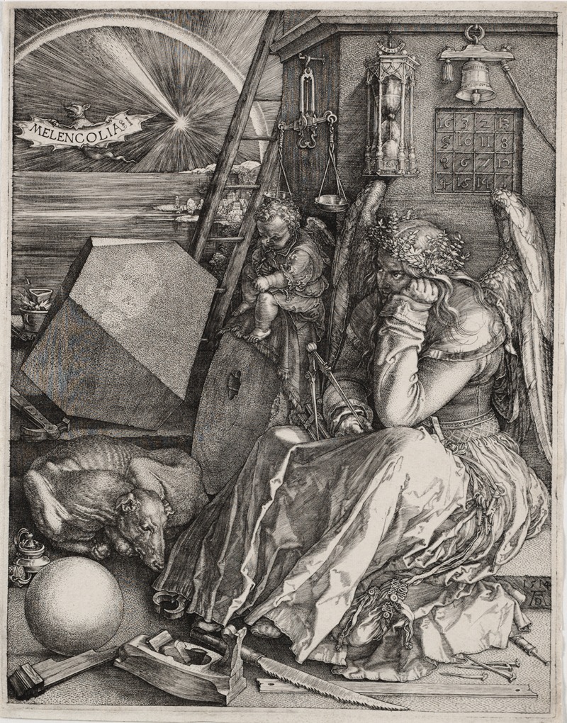 Melencolia I by Albrecht Dürer, 1514 — digital art print download