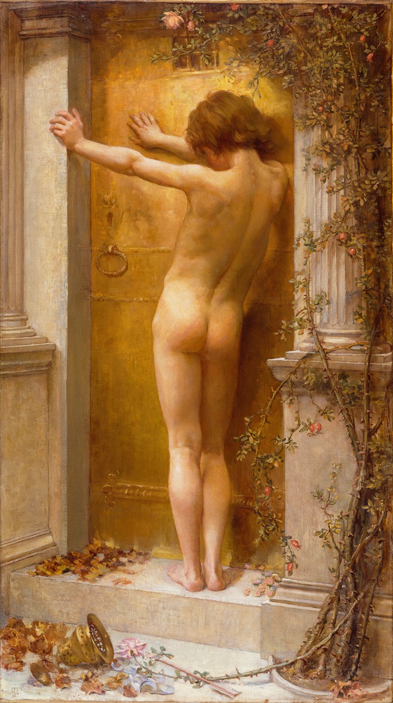 Love locked out by Анна Лиа Мерритт, 1890 — digital art print download