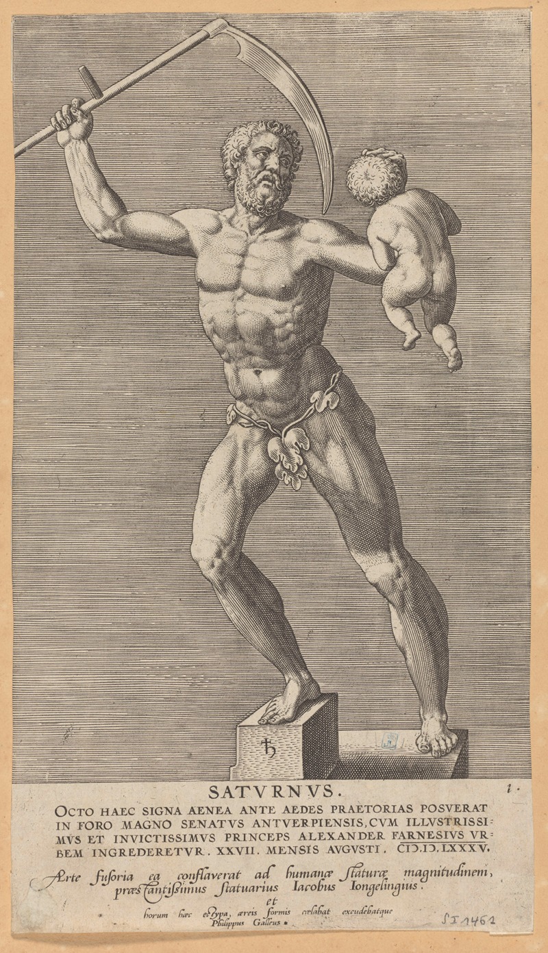 Saturn by Jacob Jonghelinck, 1586 — digital art print download