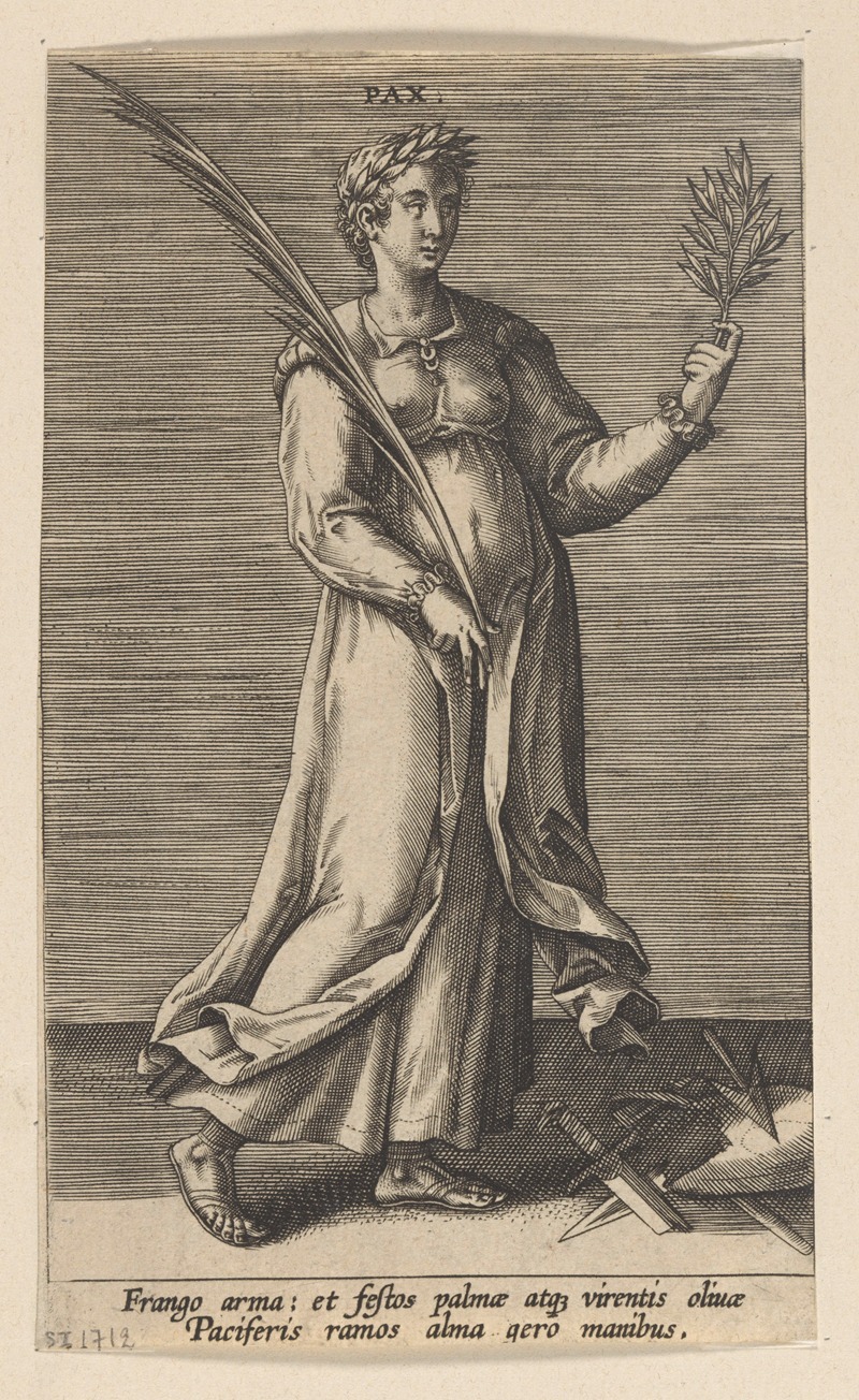 Pax by Philip Galle, 1585-1590 — digital art print download