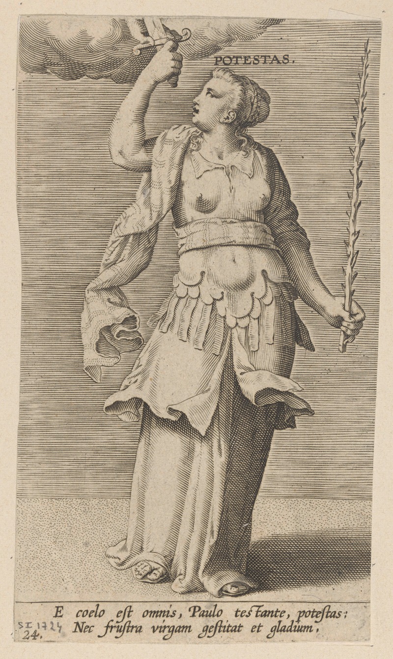 Potestas by Филипп Галле, 1585-1590 — digital art print download