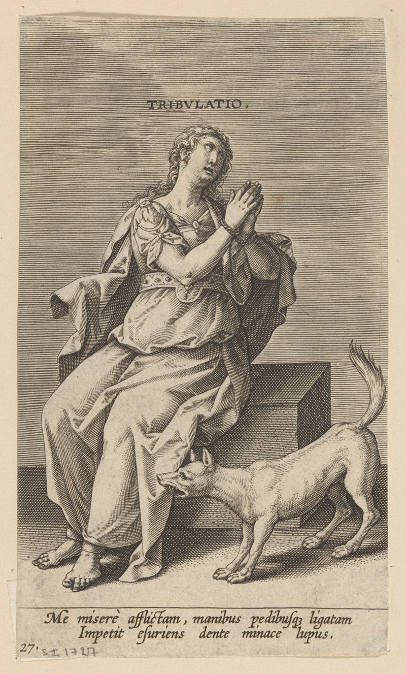 Tribulatio by Филипп Галле, 1585-1590 — digital art print download