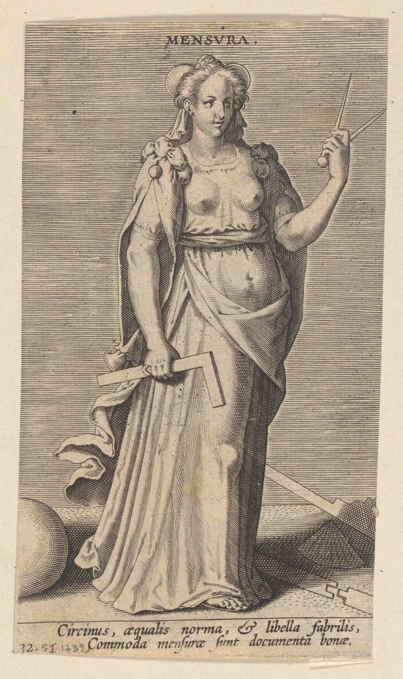 Mensura by Филипп Галле, 1585-1590 — digital art print download
