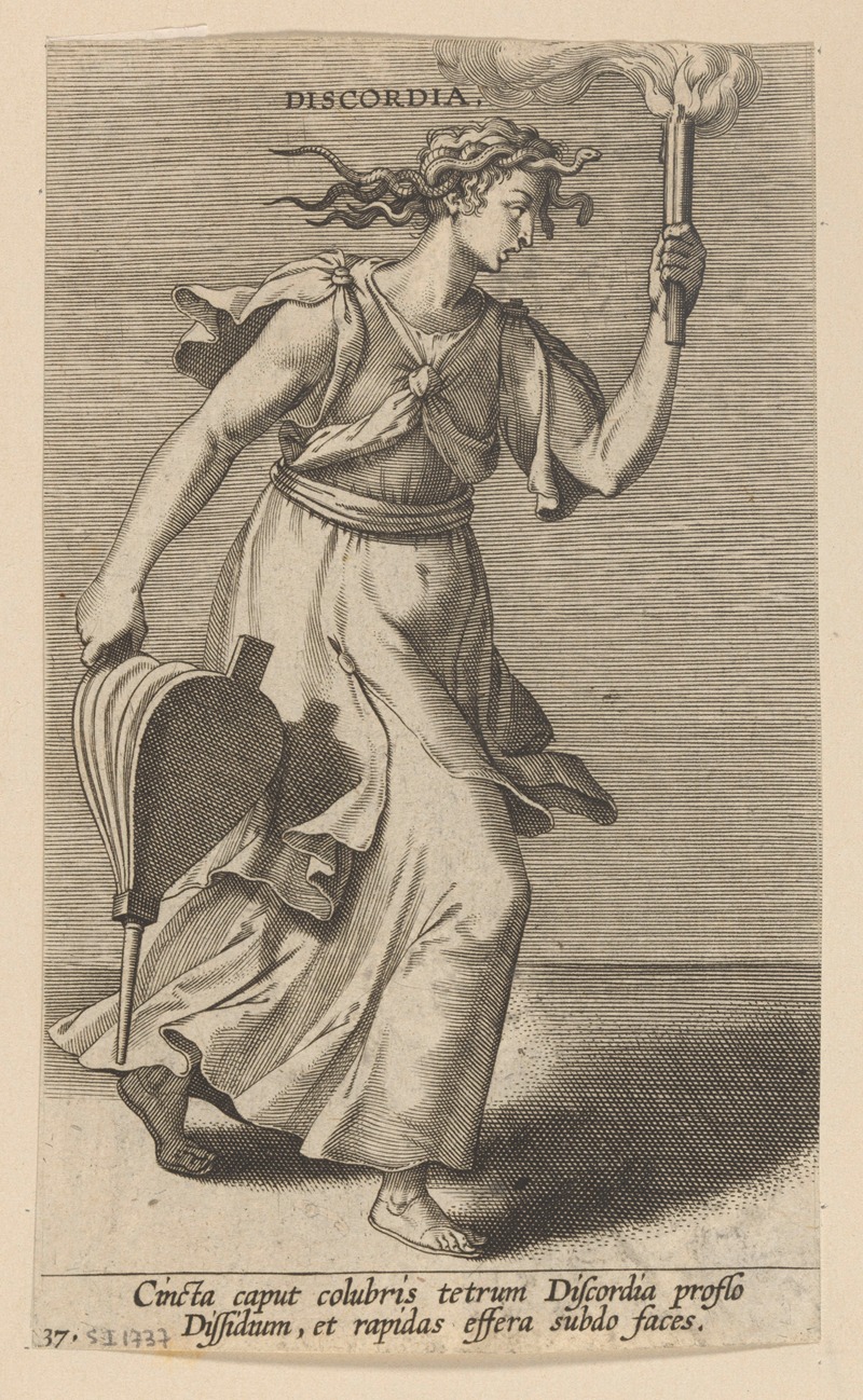 Discordia by Филипп Галле, 1585-1590 — digital art print download