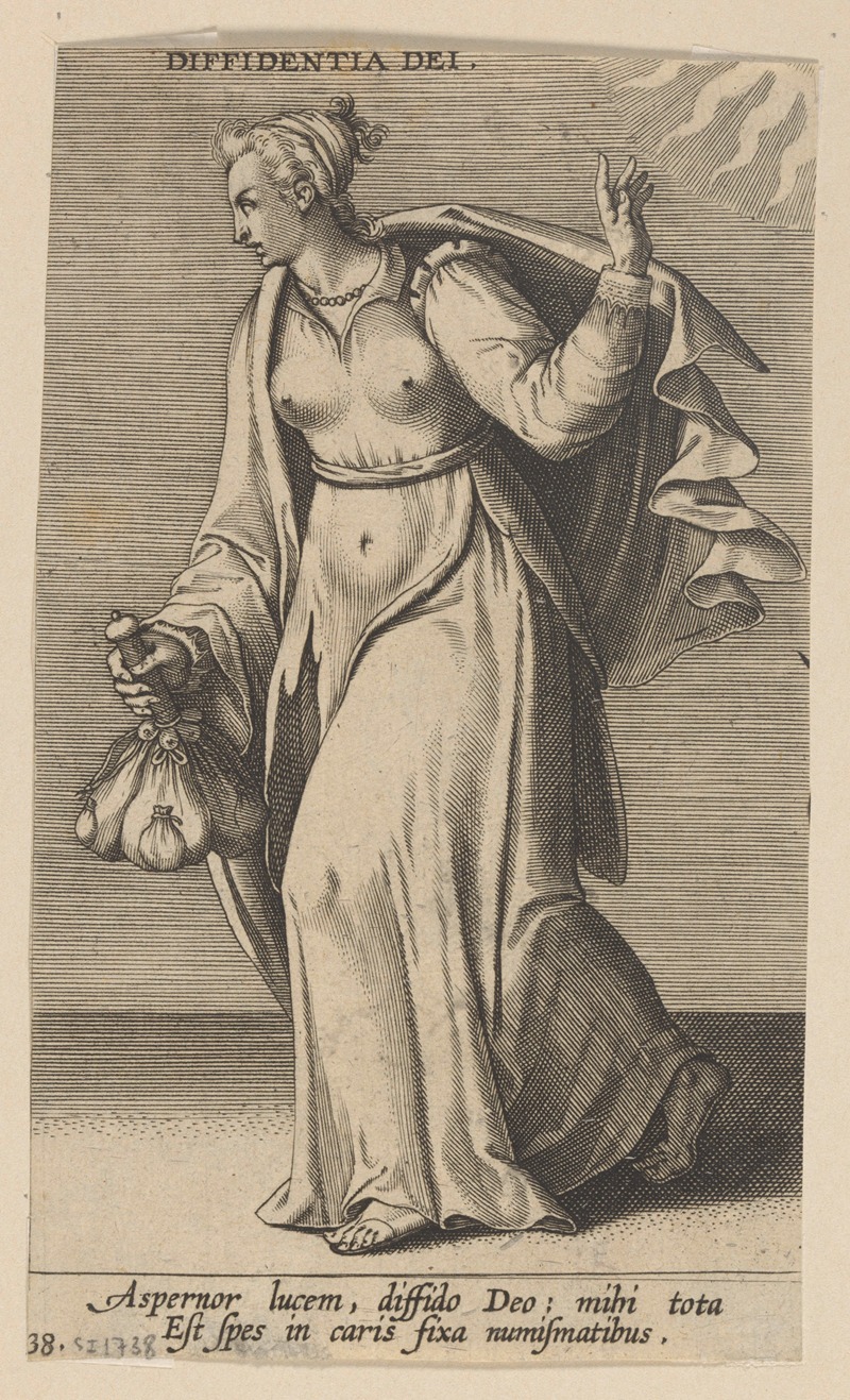 Diffidentia by Филипп Галле, 1585-1590 — digital art print download