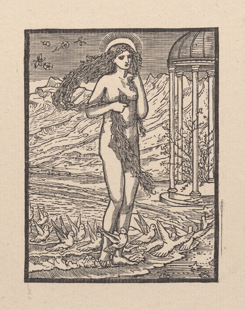 Venus by Сэр Эдвард Коли Берн-Джонс, 1865 — digital art print download