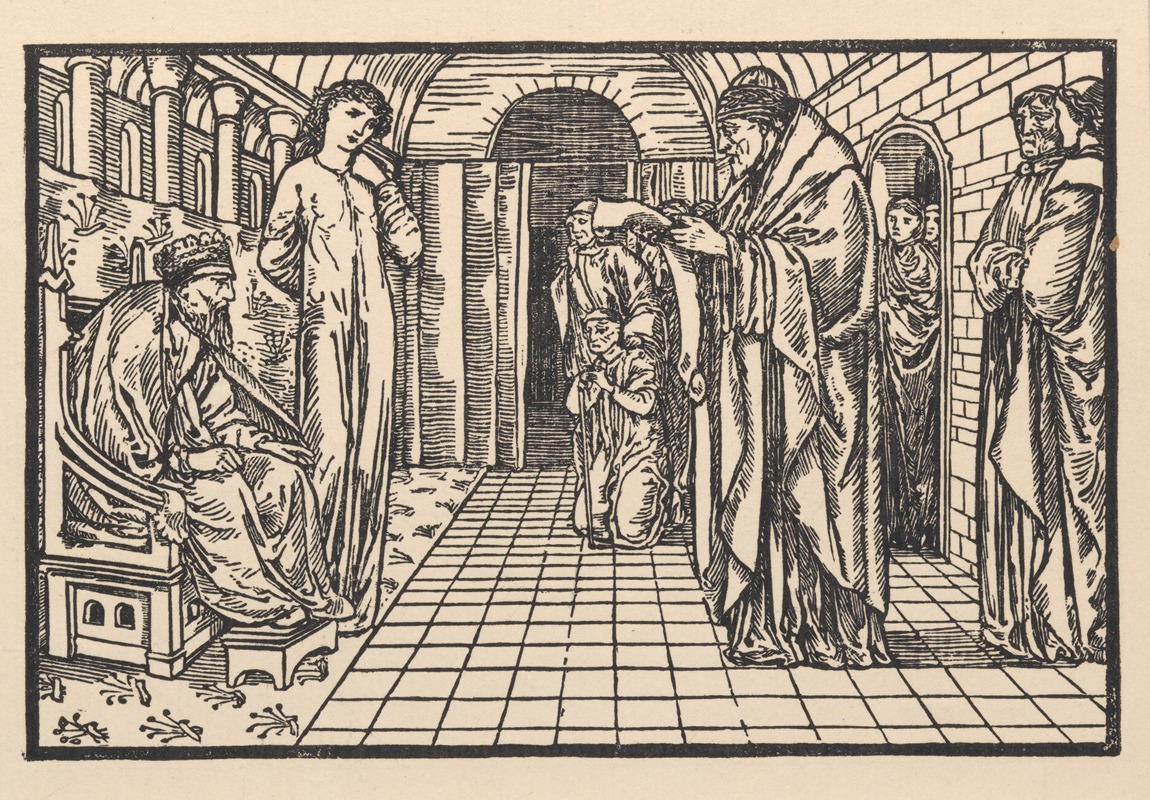 Return of the messengers with the oracle — Sir Edward Coley Burne-Jones