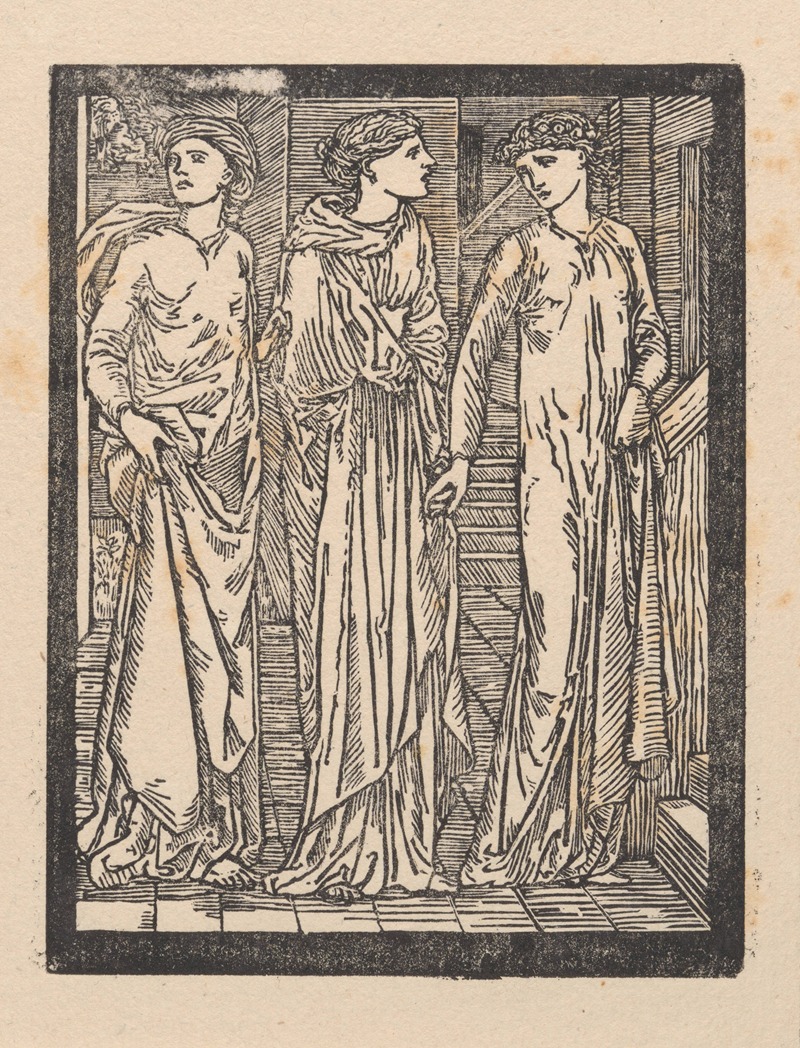 Visit of the jealous sisters — Sir Edward Coley Burne-Jones