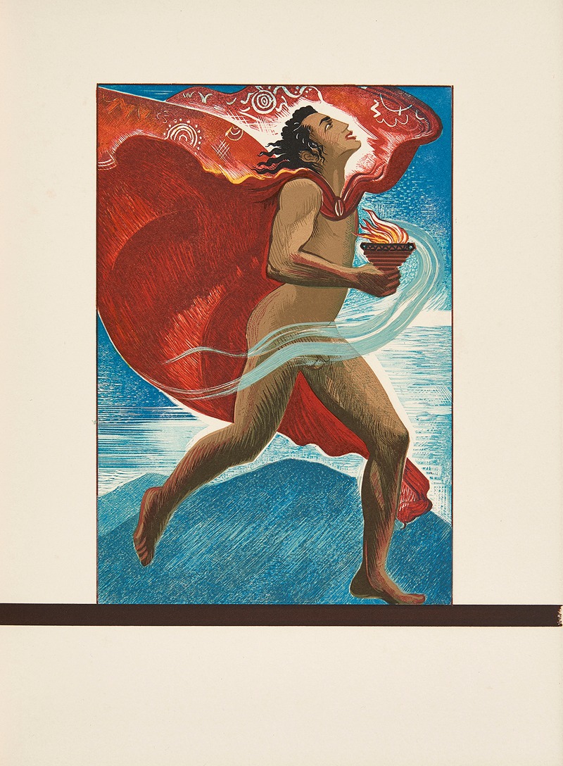 Prométhée enchaîné. by Francois-Louis Schmied — digital art print download