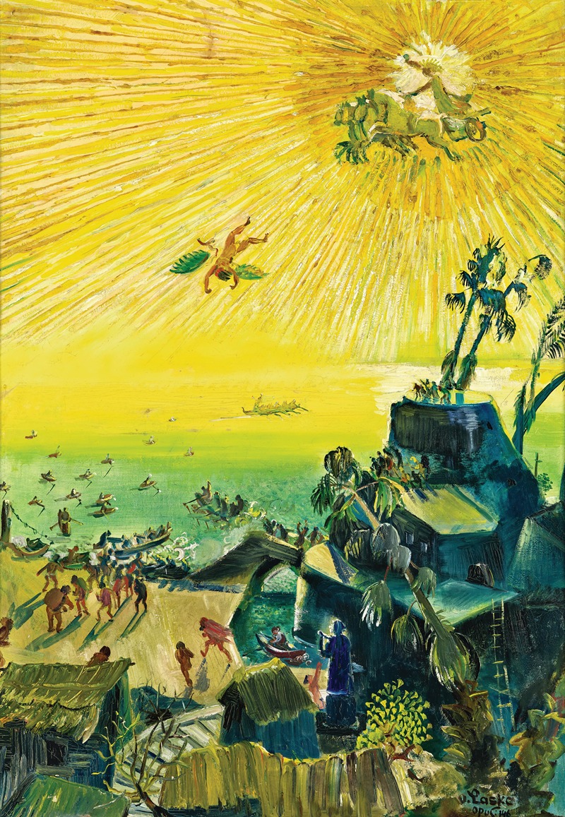 Der Sturz des Ikarus (The fall of Icarus) — Oskar Laske