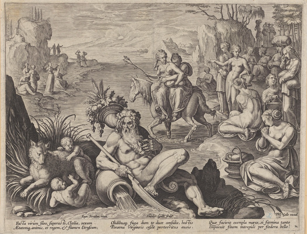 The Abduction of Cloelia — Stradanus