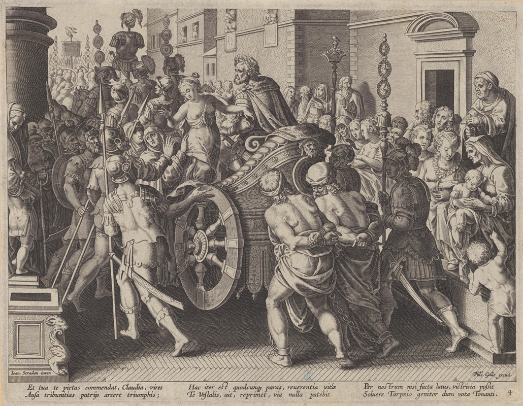 The Triumph of Hersilia — Stradanus