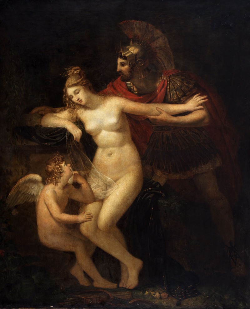 Mars and Venus by Адрианус Вулффаерт, 1832 — digital art print download