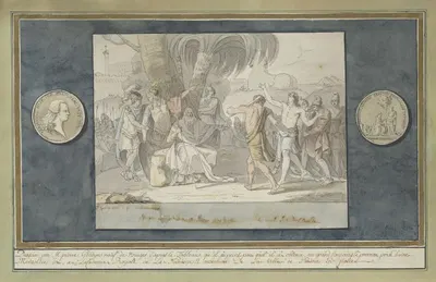 Sinon brought before king Priam by Pieter Goddyn, 1780 - 1782 — digital art print download