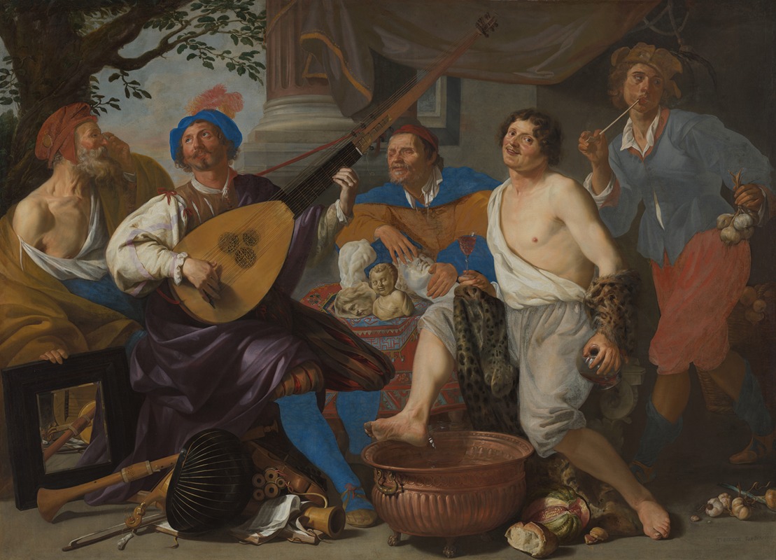 Allegory of the Five Senses — Theodoor Rombouts