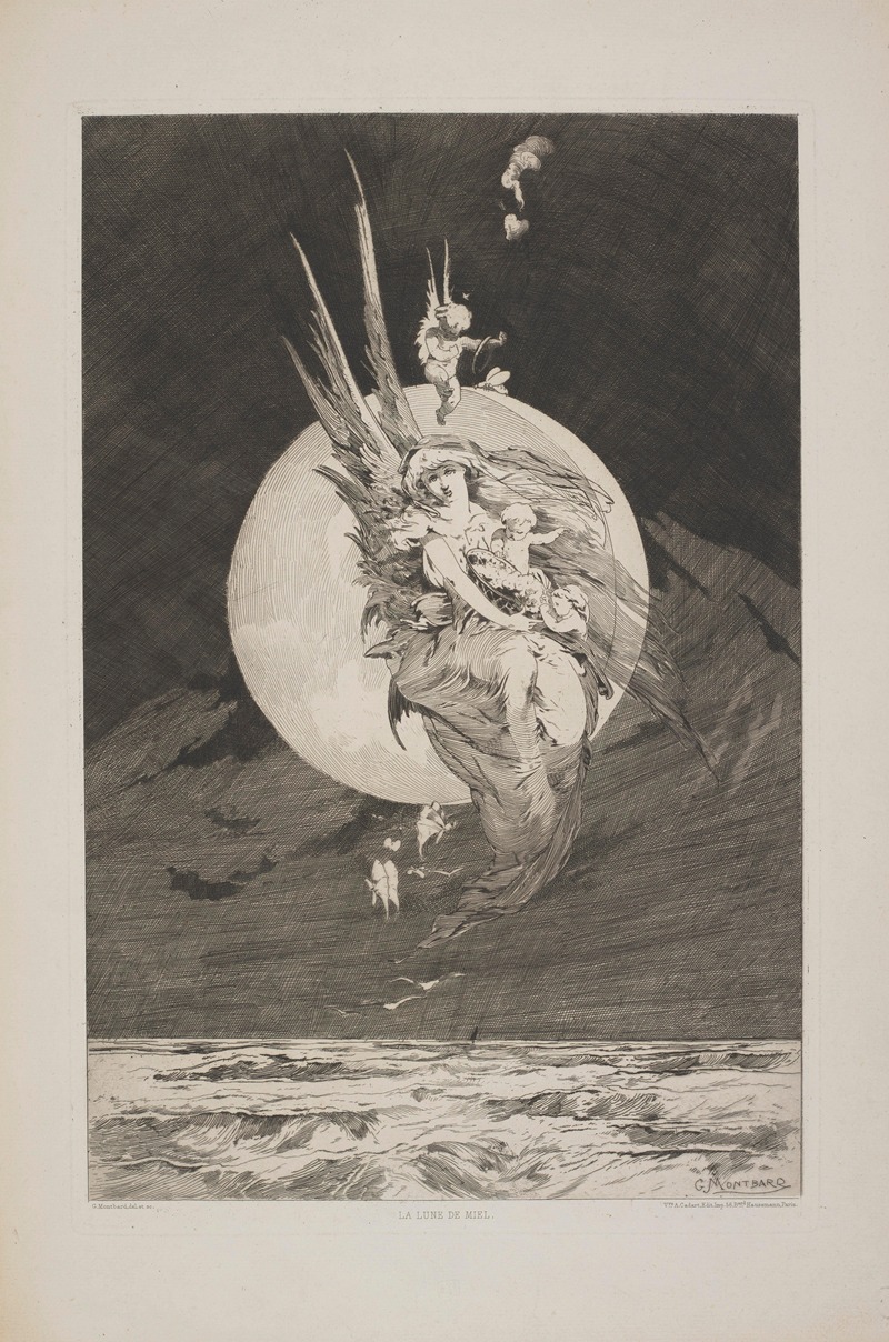 La Lune du Miel by Джордж Монтбард — digital art print download