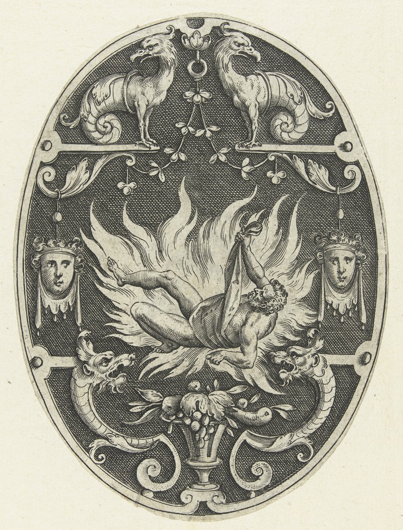 The death of Hercules — Gerard de Jode