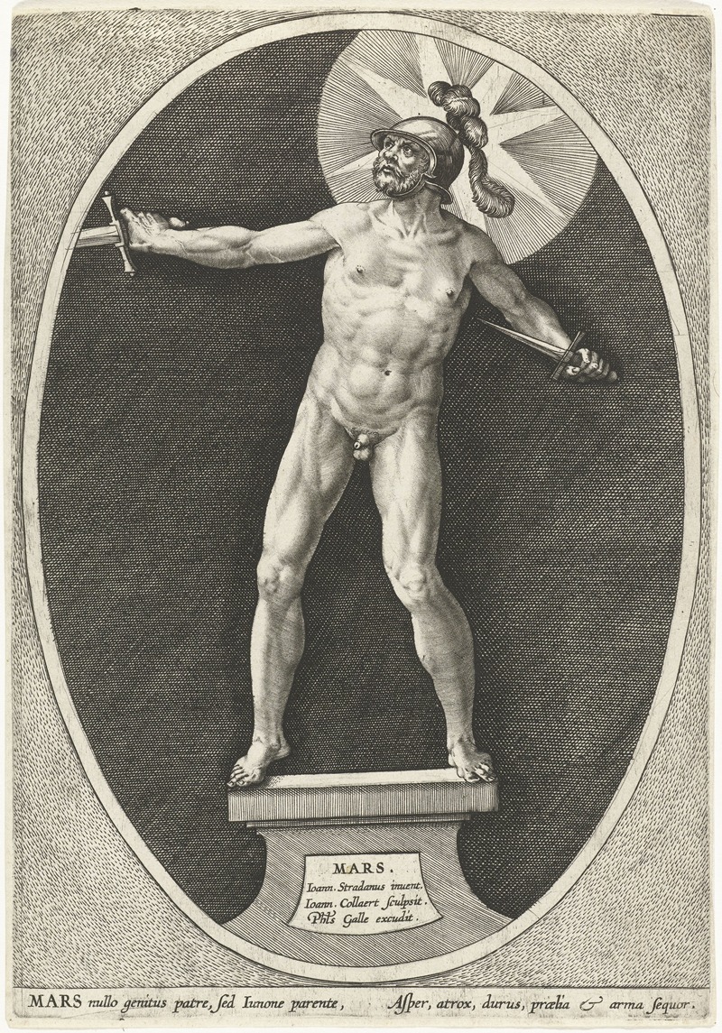 Mars by Jan Collaert II, 1585-1628 — digital art print download