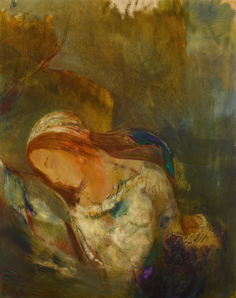 Ophélie by Odilon Redon, 1902 — digital art print download