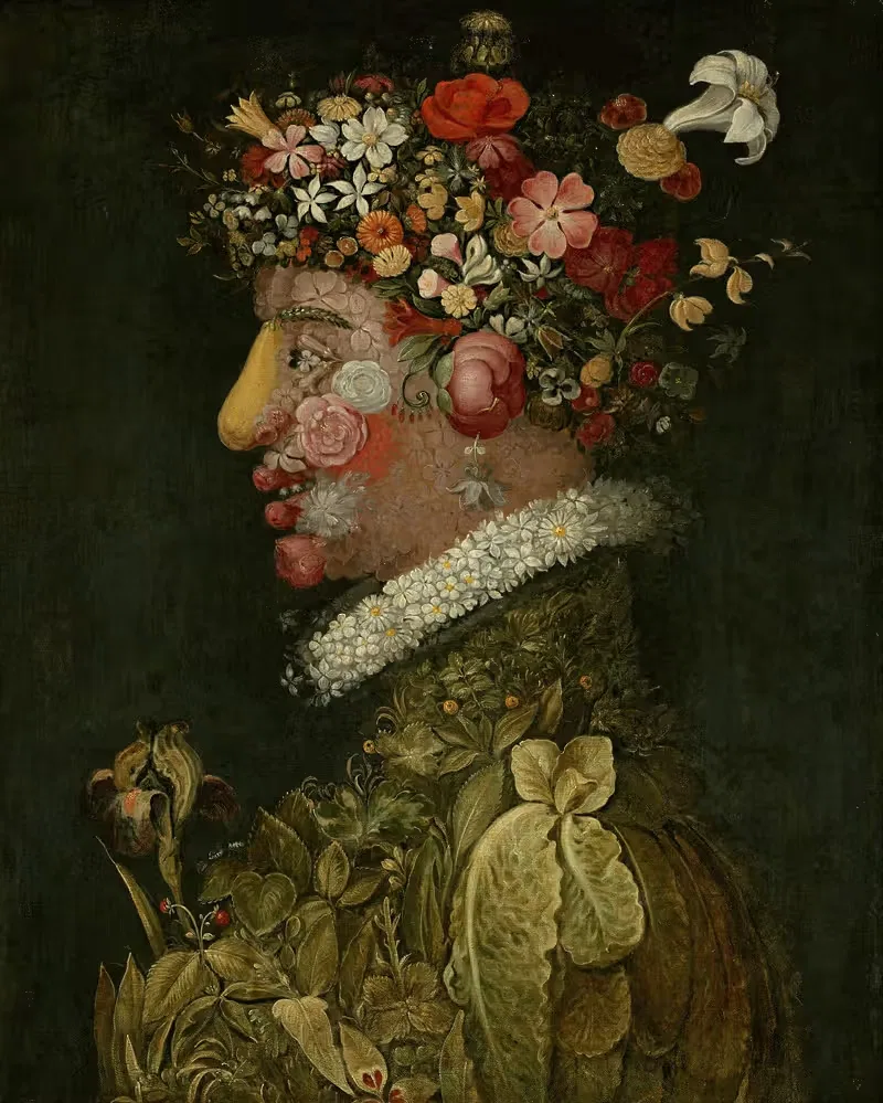 The Four Seasons by Workshop of Giuseppe Arcimboldo, 1573 — digital art print download