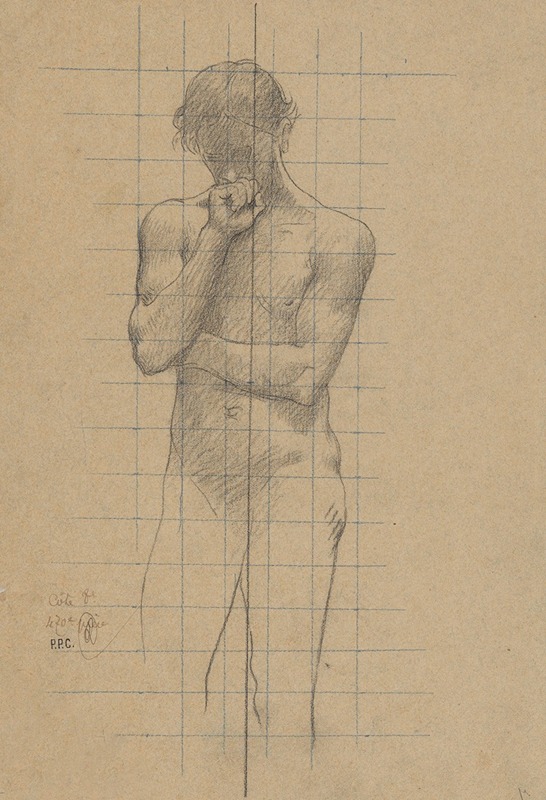Study for Geometry in 'The Sorbonne' by Пьер Пюви де Шаванн — digital art print download