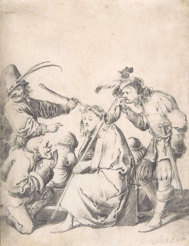 The Mocking of Christ — Pieter Jansz. Quast