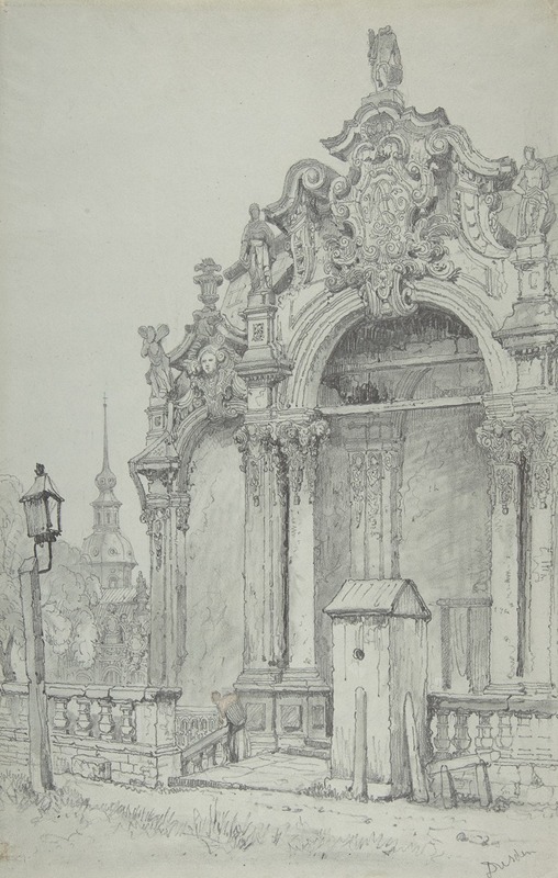 The Zwinger, Dresden by Самуэль Прут — digital art print download