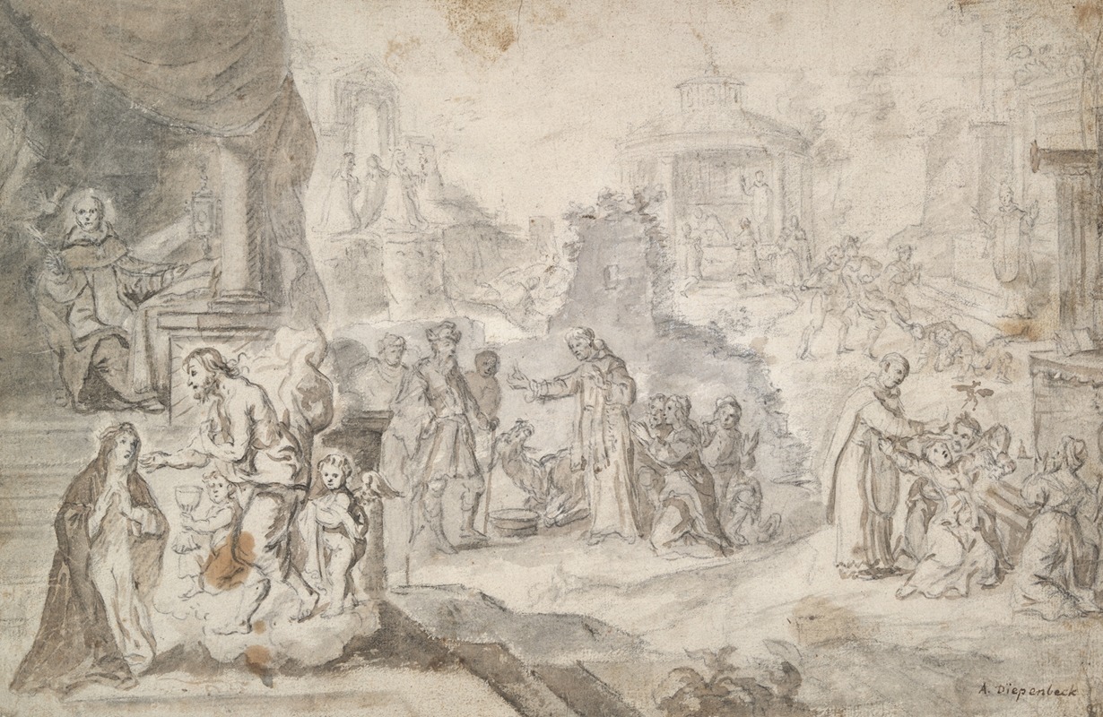 Miracles of the Host by Style of Abraham van Diepenbeeck — digital art print download
